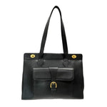 Gucci Black Leather Tote Bag (Pre-Owned)