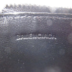 Balenciaga Black Leather Card Wallet