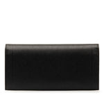 Salvatore Ferragamo Black Leather Coin Purse/Coin Case (Pre-Owned)