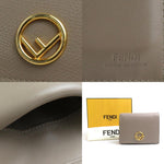 Fendi Beige Leather Wallet (Bi-Fold) (Pre-Owned)