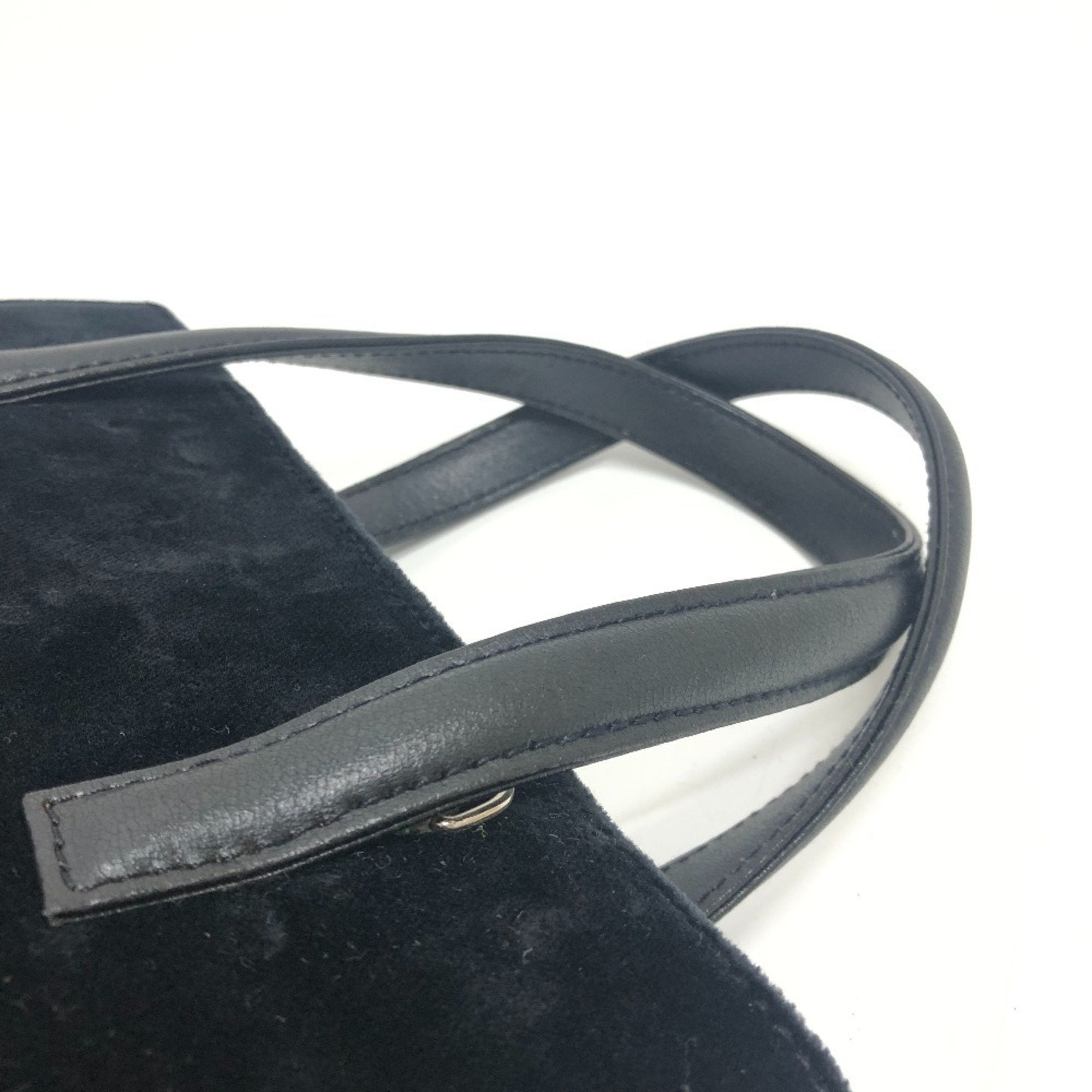 Fendi Black Leather Tote Bag (Pre-Owned)