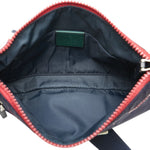 Gucci Green Navy Red Color Nylon Rubber Fanny Pack (Pre-Owned)