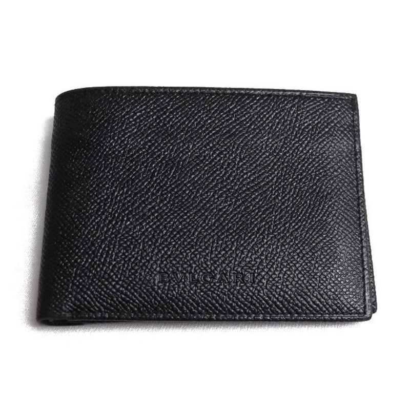 Bvlgari Black Leather Wallet (Bi-Fold) (Pre-Owned)