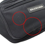 Balenciaga Black Nylon Fanny Pack Sling Bag (Pre-Owned)