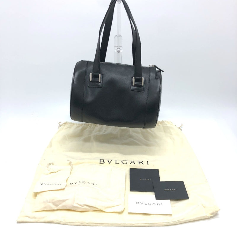 Bvlgari Black Leather Handbag (Pre-Owned)