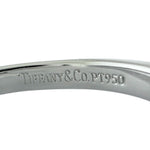 Tiffany Silver Platinum 950 Band Ring (Pre-Owned)