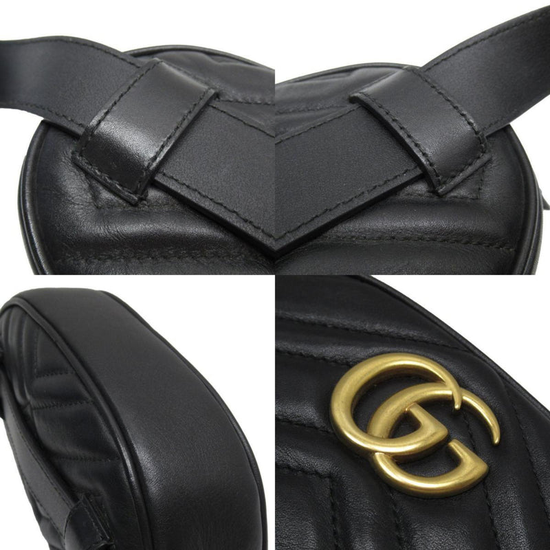 Gucci Black Leather Fanny Pack (Pre-Owned)