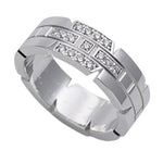 Cartier White Gold White Gold (18K) Band Ring (Pre-Owned)