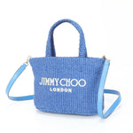 Jimmy Choo Blue Leather Shoulder Bag (Pre-Owned)