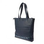 Bvlgari Dark Blue Leather Tote Bag (Pre-Owned)