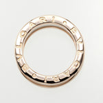 Bvlgari Pink Gold Ceramic Pink Gold (18K) Band Ring (Pre-Owned)