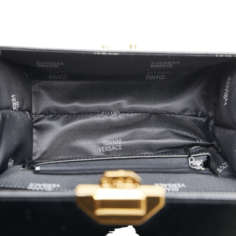 Versace Black Handbag Vanity Bag (Pre-Owned)