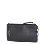 Jimmy Choo Black Leather Chain/Shoulder Wallet (Pre-Owned)