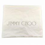 Jimmy Choo White Leather Clutch Bag (Pre-Owned)