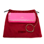 Valentino Garavani Pink Leather Clutch Bag (Pre-Owned)