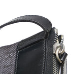 Bvlgari Black Canvas Leather Shoulder Bag (Pre-Owned)