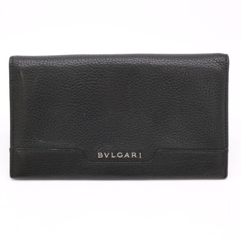 Bvlgari Black Leather Wallet (Bi-Fold) (Pre-Owned)