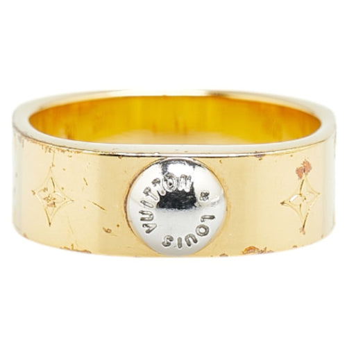 Louis Vuitton Gold Silver Band Ring (Pre-Owned)