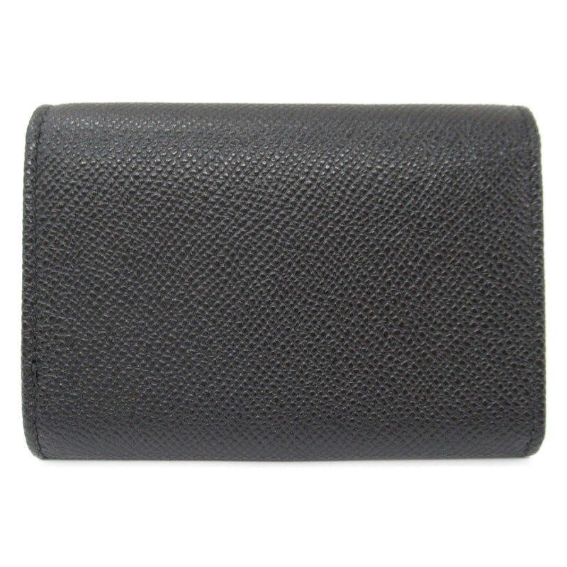 Bvlgari Black Leather Card Wallet