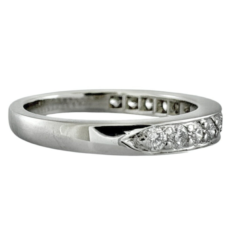 Tiffany Silver Platinum Band Ring (Pre-Owned)