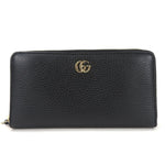 Gucci Black Leather Long Wallet (Bi-Fold) (Pre-Owned)