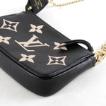 Louis Vuitton Black Monogram Empreinte Pouch (Pre-Owned)