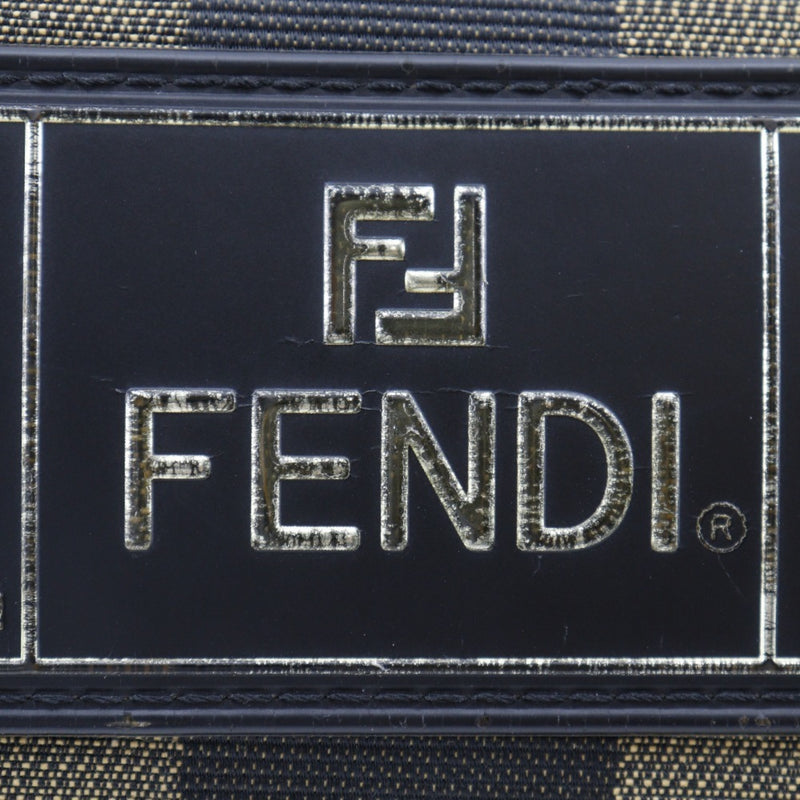 Fendi Brown Nylon Canvas Fanny Pack (Pre-Owned)