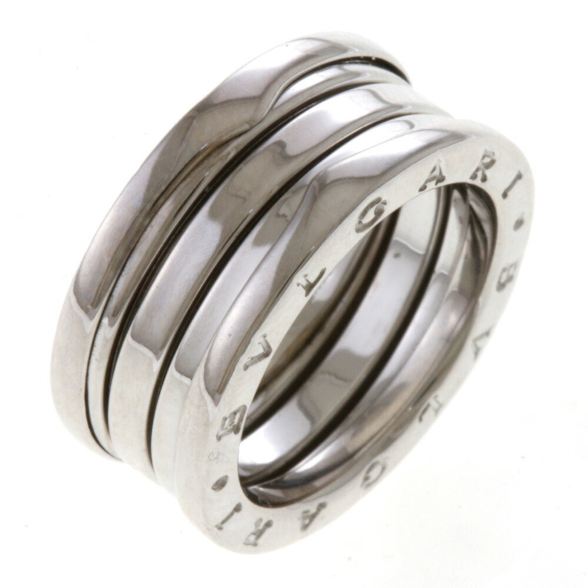 Bvlgari B.Zero1 Silver White Gold (18K) Anniversary Ring (Pre-Owned)