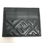 Fendi Black Leather Coin Purse/Coin Case (Pre-Owned)