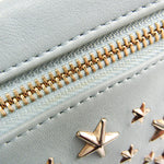 Jimmy Choo Light Blue Leather Clutch Bag (Pre-Owned)