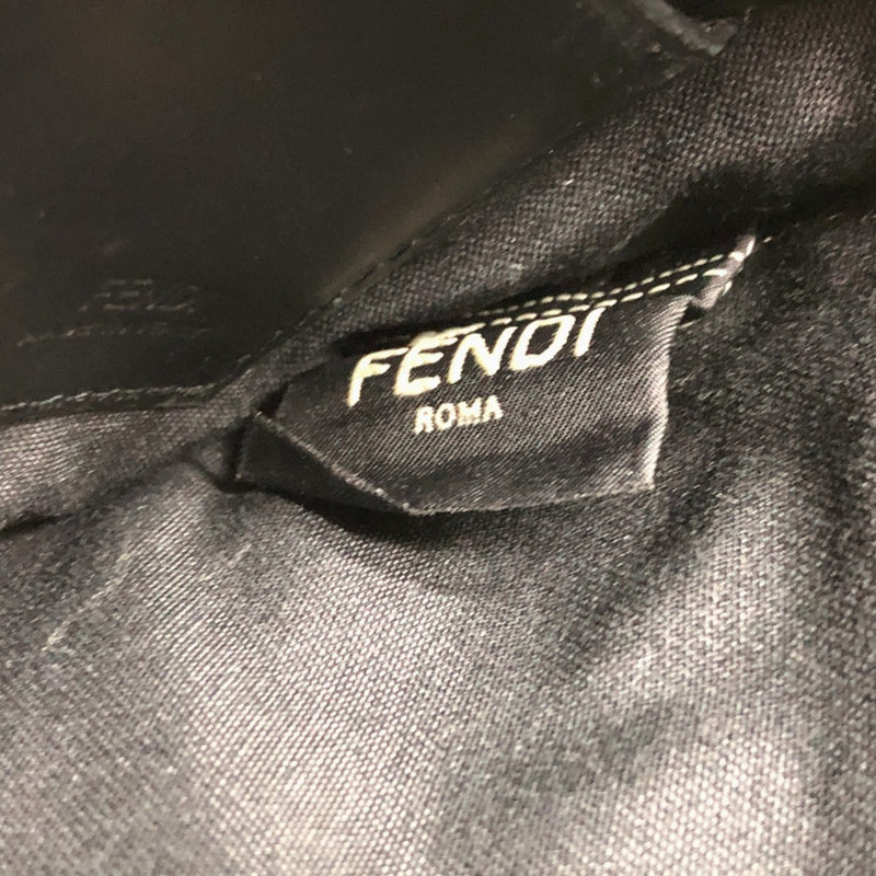 Fendi Black Leather Clutch Bag (Pre-Owned)