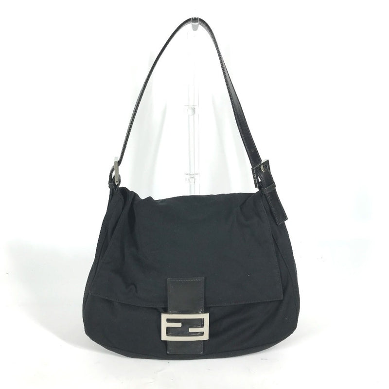 Fendi Black Jersey Shoulder Bag (Pre-Owned)