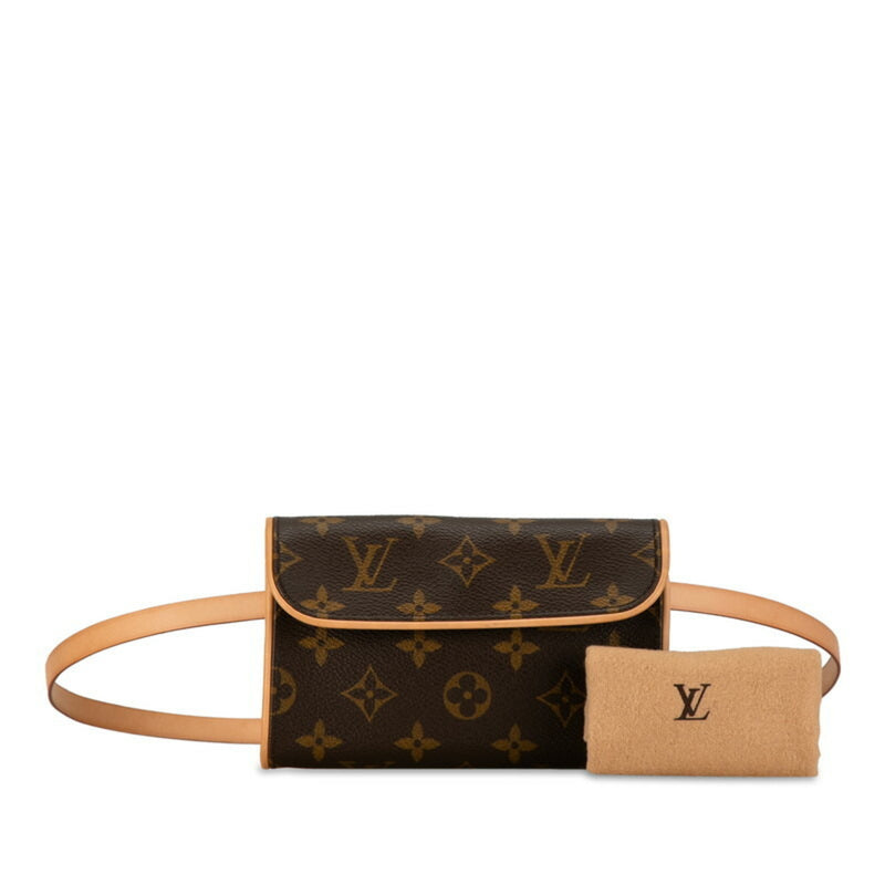 Louis Vuitton Brown Pvc Leather Fanny Pack Sling Bag (Pre-Owned)