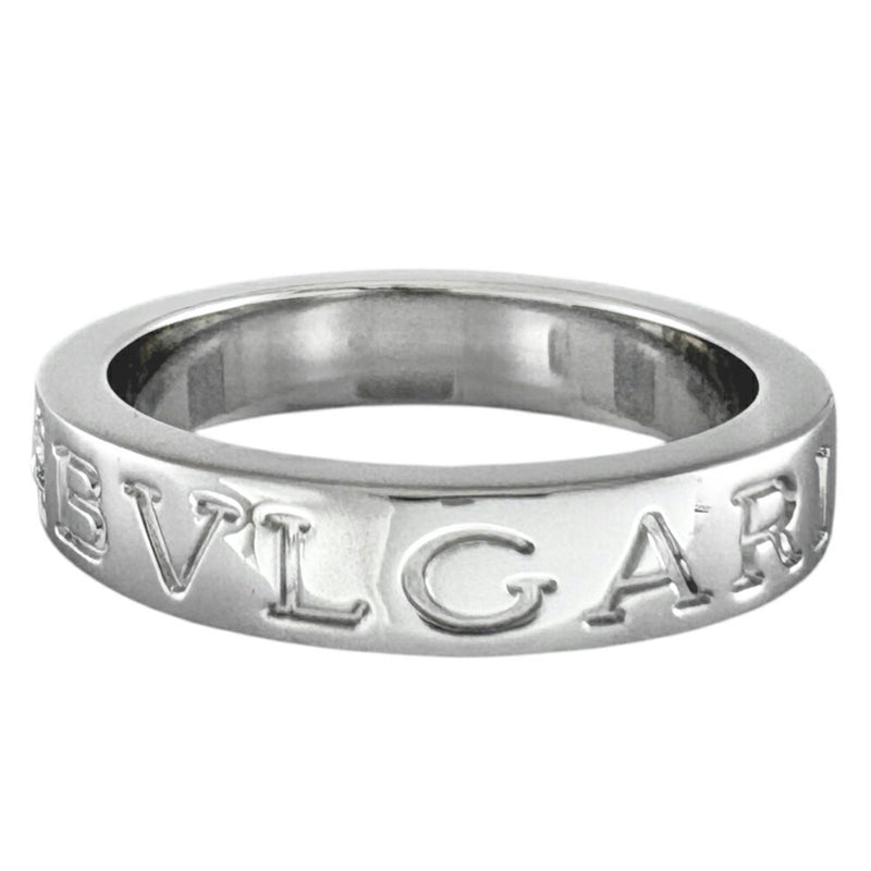 Bvlgari Silver White Gold (18K) Band Ring (Pre-Owned)