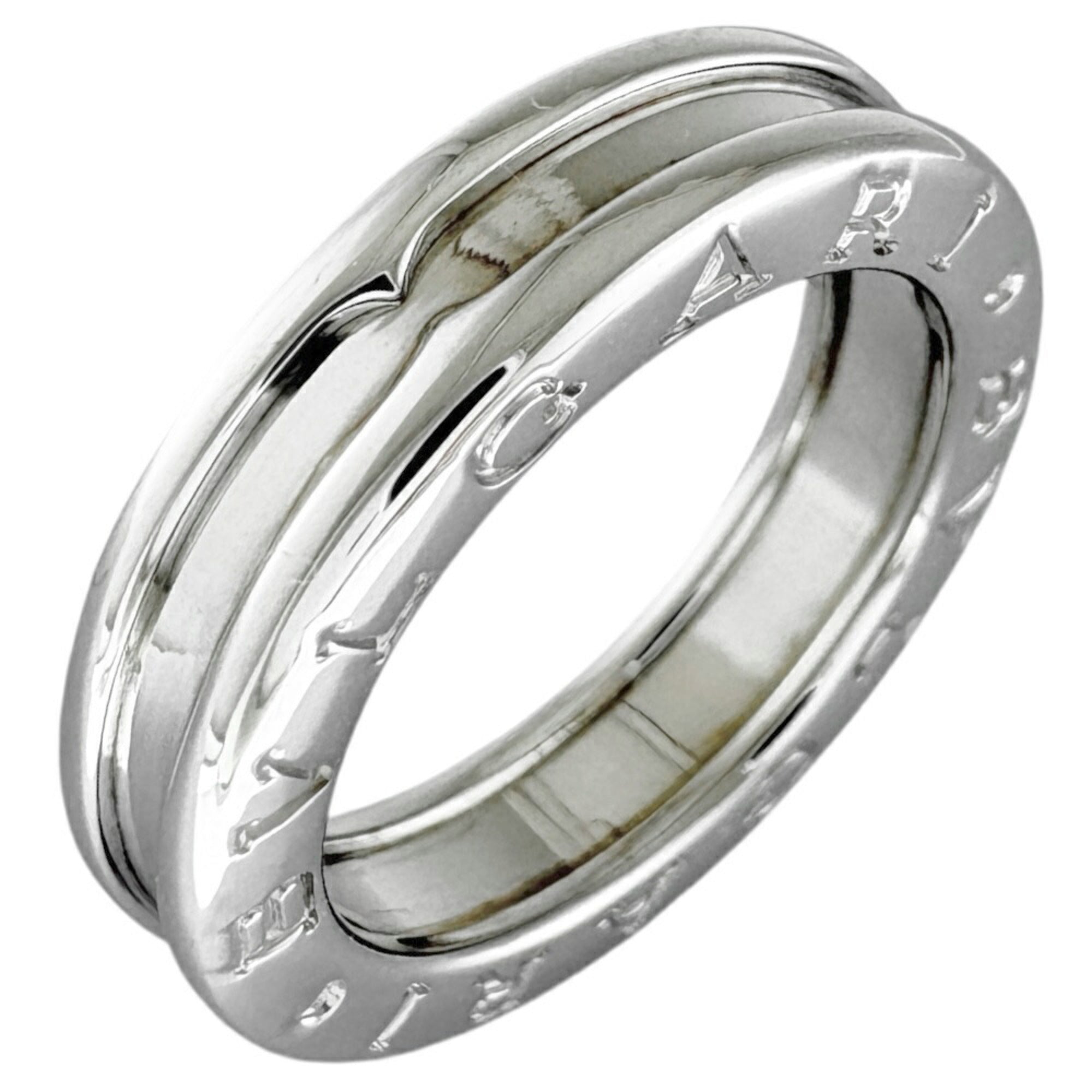 Bvlgari B.Zero1 Silver White Gold (18K) Band Ring (Pre-Owned)