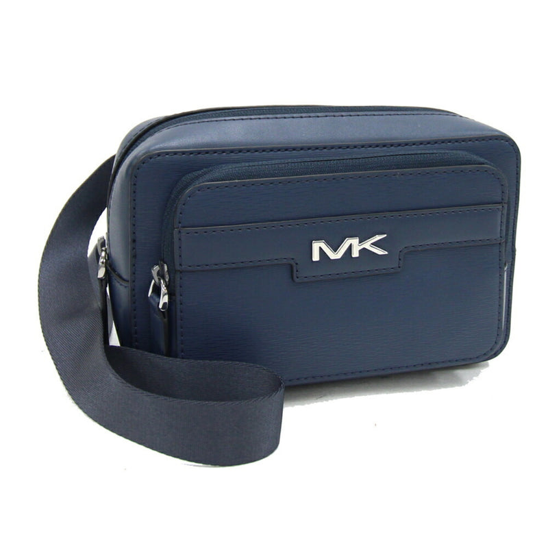 Michael Kors Navy Leather Fanny Pack Sling Bag (Pre-Owned)