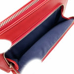 Tumi Coral Red Leather Long Wallet (Bi-Fold) (Pre-Owned)