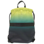 Jimmy Choo Green Yellow Leather Backpack (Pre-Owned)