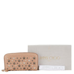 Jimmy Choo Beige Leather Coin Purse/Coin Case (Pre-Owned)