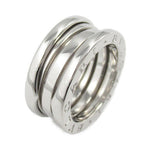 Bvlgari Silver White Gold (18K) Band Ring (Pre-Owned)