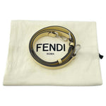 Fendi Baguette Clear Yellow Plastic Leather Shoulder Bag (Pre-Owned)