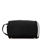 Bvlgari Black Nylon Leather Clutch Bag (Pre-Owned)