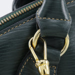 Goldpfeil Green Leather Handbag (Pre-Owned)