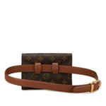 Louis Vuitton Brown Pvc Leather Fanny Pack (Pre-Owned)