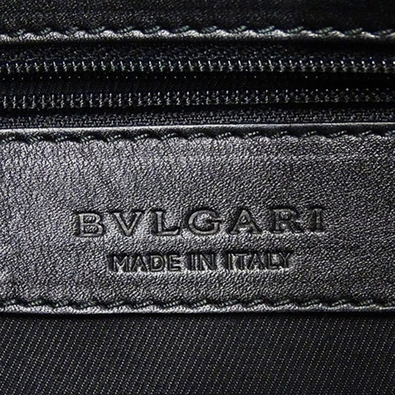 Bvlgari Black Leather Tote Bag (Pre-Owned)