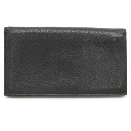 Bvlgari Black Leather Wallet (Bi-Fold) (Pre-Owned)