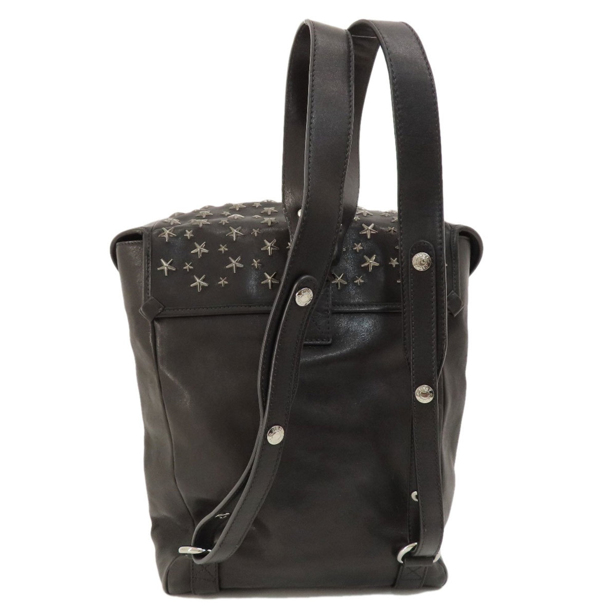 Jimmy Choo Black Leather Backpack (Pre-Owned)