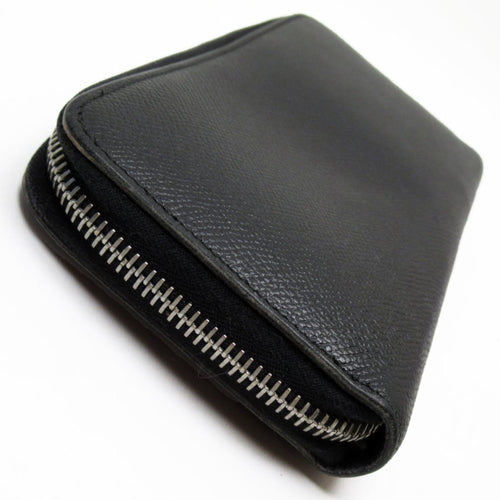 Bvlgari Black Leather Coin Purse/Coin Case (Pre-Owned)