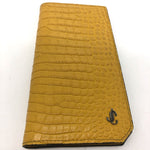 Jimmy Choo Yellow Leather Long Wallet (Bi-Fold) (Pre-Owned)