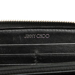 Jimmy Choo Black Leather Coin Purse/Coin Case (Pre-Owned)